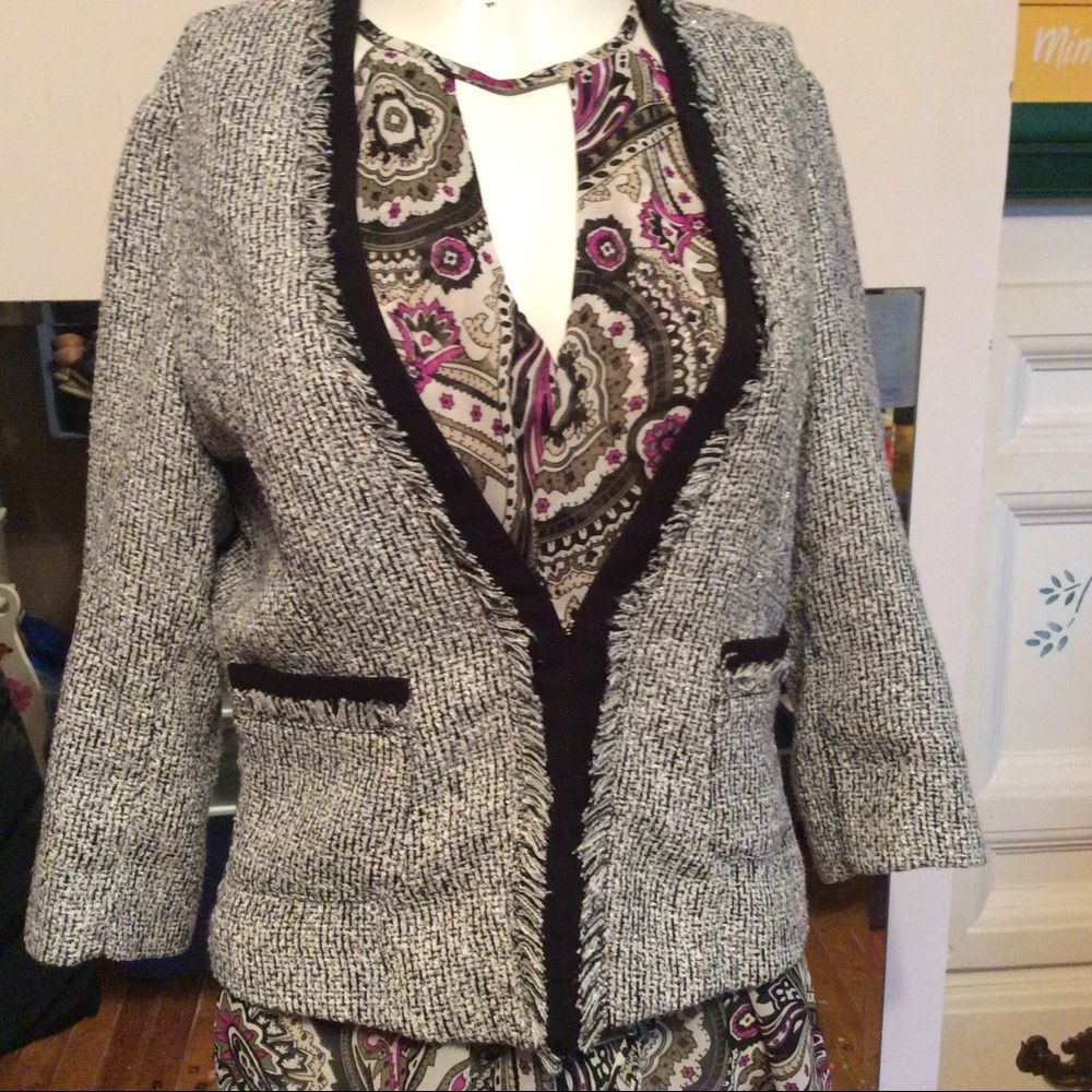 Dynamite Tweed blazer